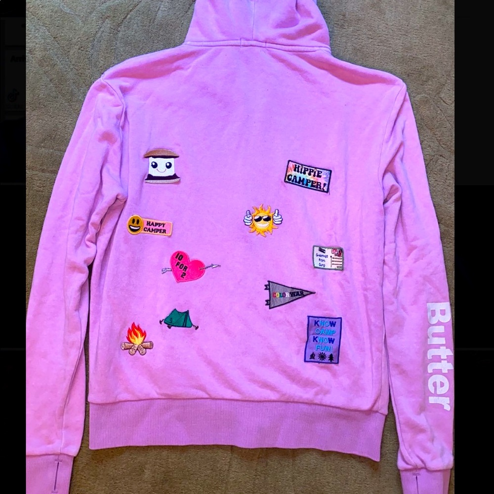 NWOT Butter Super Soft Camper Zip-Up Sweatshirt Size XL